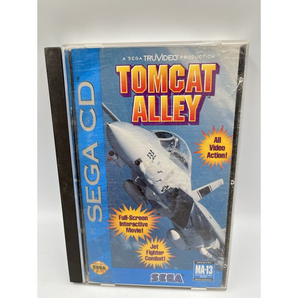 Tomcat Alley (Sega CD, 1994) CIB Complete